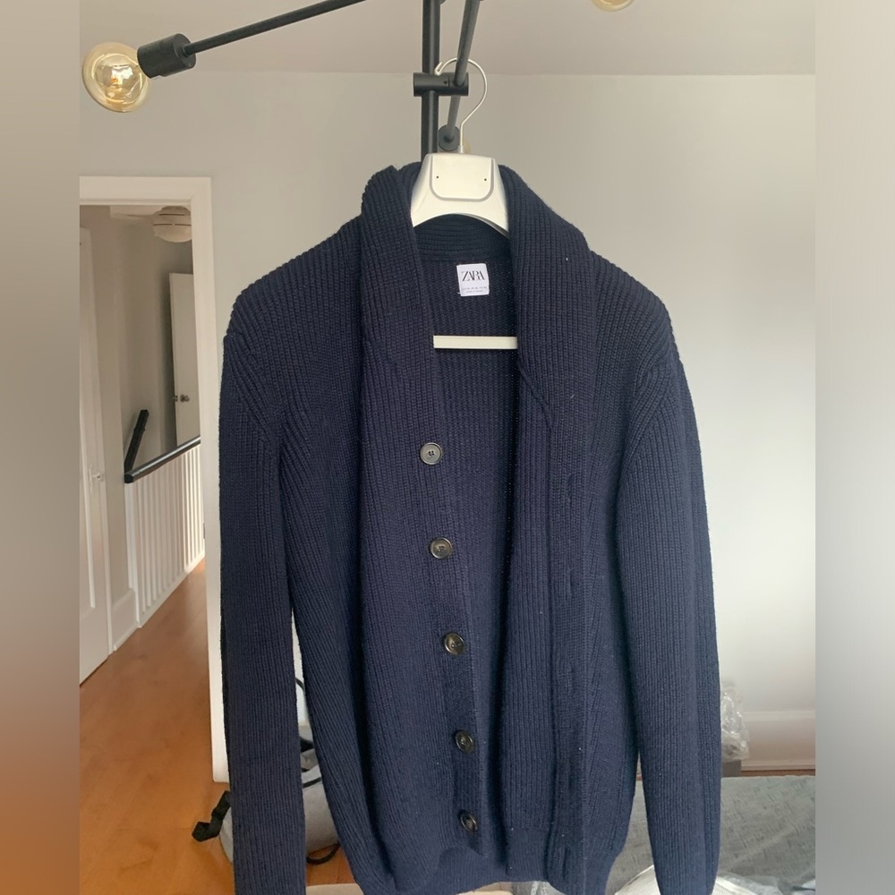 Zara Blue Cardigan Men’s XL